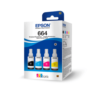 Kit Refil Epson 4 T664 | Cores GO - 233233