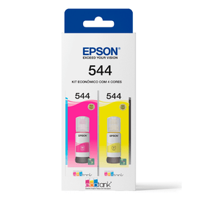 Kit Refil Epson, T544 | 4 Cores DF - 233213