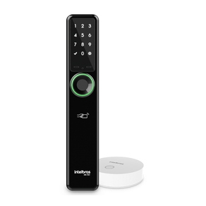 Fechadura Intelbras Smart de Embutir sem Maçaneta Izy IFR 7001+ | Preto DF - 282137