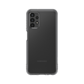 Capa Protetora Samsung Galaxy A13 Soft Clear | Preta DF - 278952 Capa Protetora Samsung Galaxy A13 Soft Clear | Preta DF - 278952