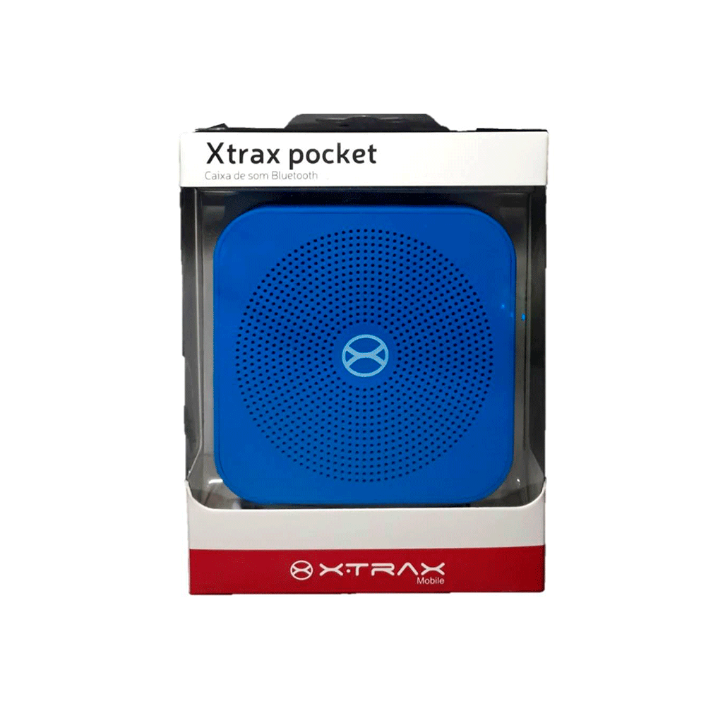 Caixa de Som Bluetooth Xtrax Pocket, Potência de 5W, Recarregável