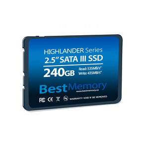 SSD Best Memory 2,5 pol, SATA III, 6Gb/s , 535MB/s para leitura e 435MB/s para gravação DF - 59675