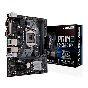 Placa-mãe Asus Prime H310 R2.0 LGA-1151 mATX, DDR4 2666MHz, SATA