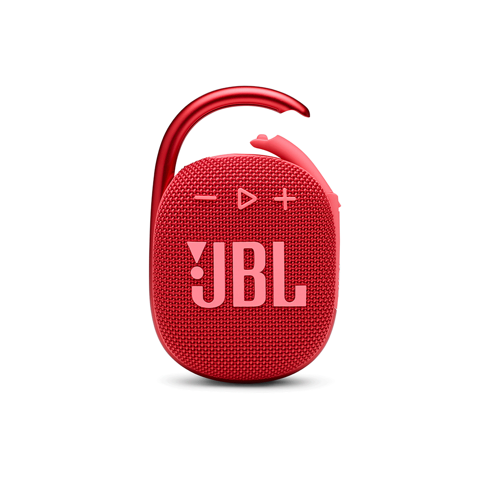 Caixa Bluetooth JBL Clip4 IPX67 | Vermelho - Fujioka Distribuidor