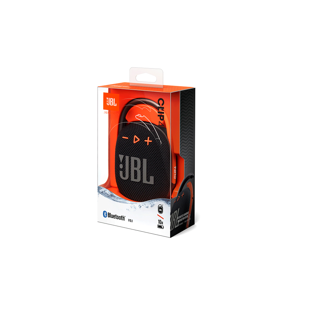Caixa Bluetooth JBL Clip4 IPX67 Artigo: 286079 - Fujioka Distribuidor