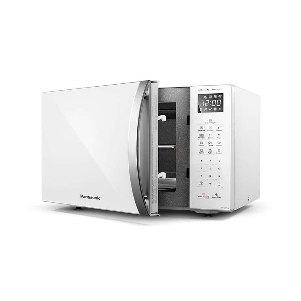 Forno de Micro-ondas Panasonic 34 Litros, Dupla Refeição NN