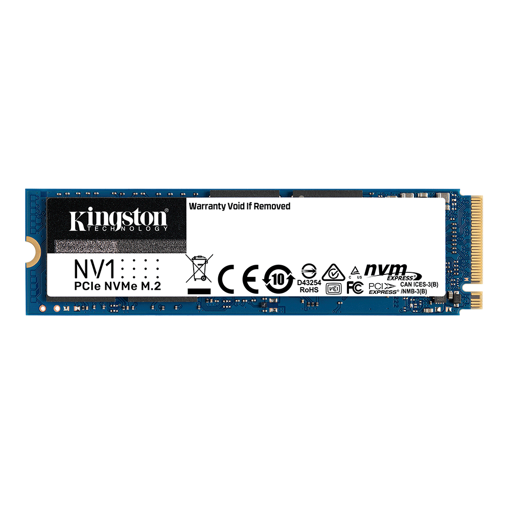 SSD Kingston NV1 M.2 2280 NVMe, Leitura: 2100MB/s e Gravação