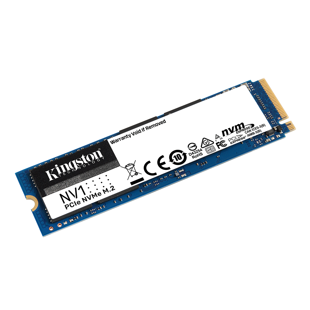 SSD Kingston NV1 M.2 2280 NVMe, Leitura: 2100MB/s e Gravação