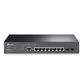Switch TP-Link Gerenciável L2+ Gigabit 8 Portas + 2 Slots SFP Jetstream - TL-SG3210(UN) Cinza DF - 226457