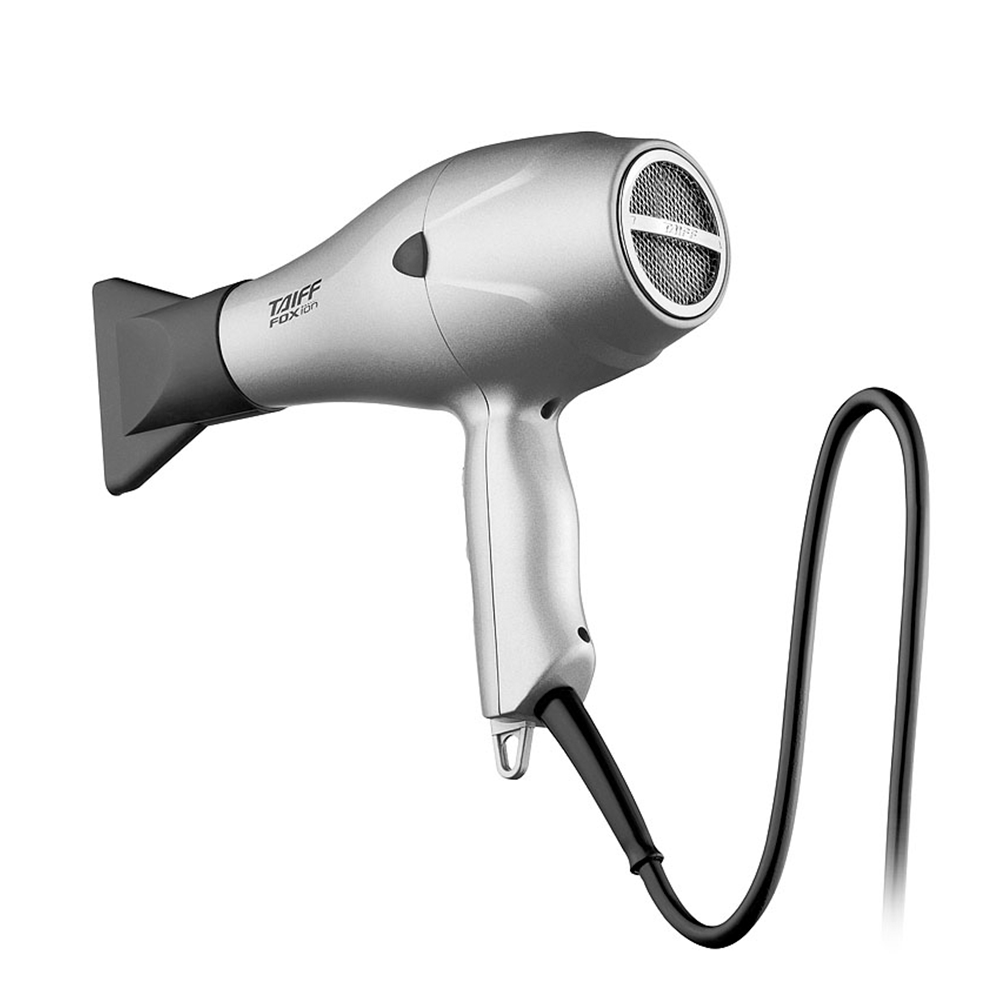Secador de Cabelo Profissional Taiff Fox Íon Prata 2.000W 220V