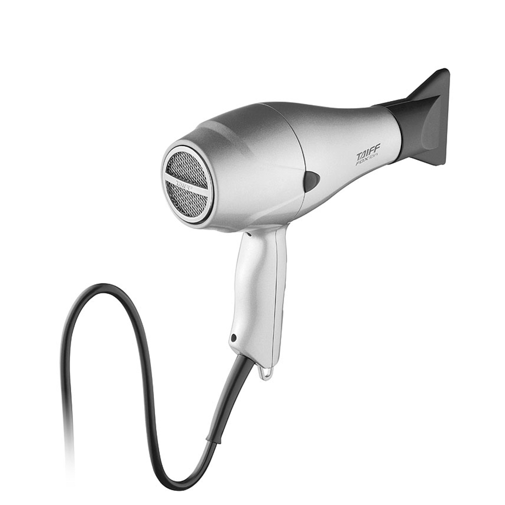 Secador de Cabelo Profissional Taiff Fox Íon Prata 2.000W 220V