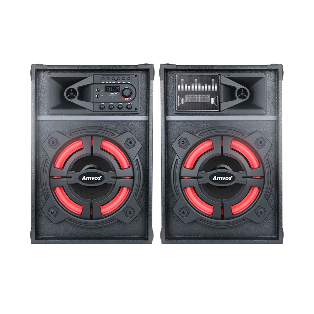Caixa de Som Amplificada Amvox ACA 1212 Batidão, 1200W RMS