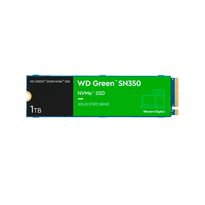 SSD WD Green SN350 NVMe M.2 2280, Leitura Sequêncial até 3.200 MB/s, WDS100T3G0C | 1TB DF - 801170