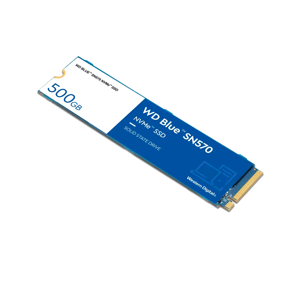 WD Blue SN570 M.2 SSD 500 GB 3枚セット SSD WD Blue SN570 NVMe M.2 2280, Leitura Sequencial até 3.500 MB/s
