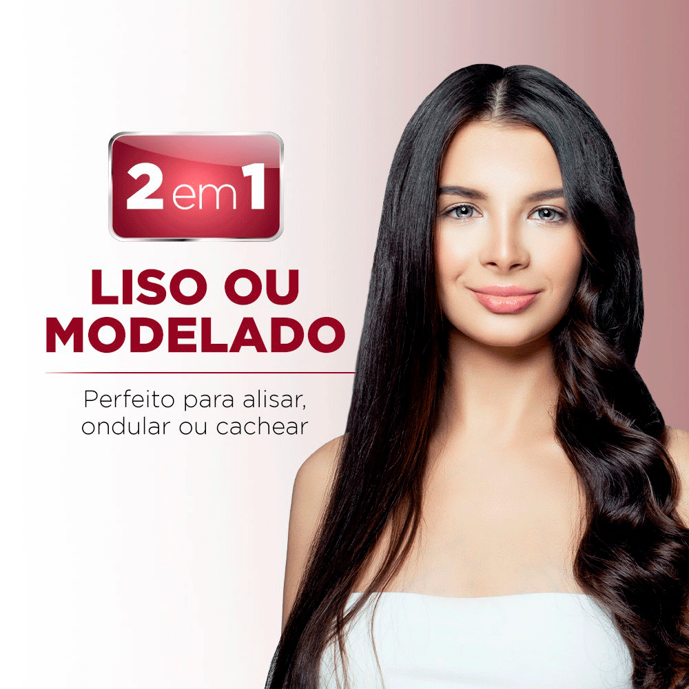 Chapinha / Prancha Alisadora Mondial Twist P-51, Rose Gold