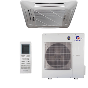 Ar Condicionado Cassete Inverter Gree 24.000 BTUs Quente/Frio - GKH24D3FI - GUHD24ND3FO 220V  | Branco DF - 281185