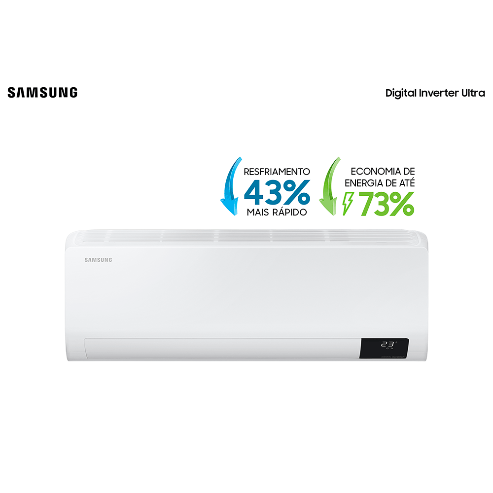 Ar Condicionado Samsung Split Digital, Inverter Ultra 9.000 BTUs, Frio ...