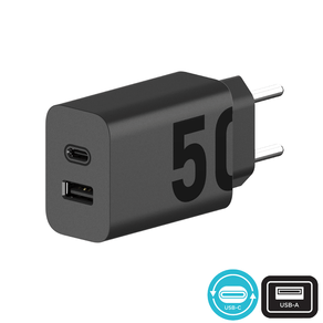 Carregador De Parede Motorola Turbo Power 50W DUO - Sem Cabo | Bivolt DF - 283054 Carregador De Parede Motorola Turbo Power 50W DUO - Sem Cabo | Bivolt DF - 283054