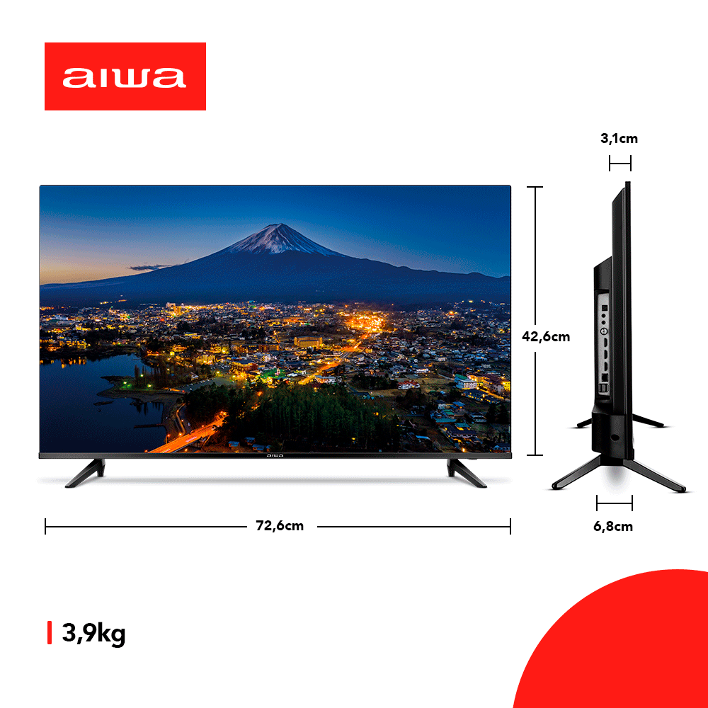 Aiwa　32型ハイビジョン液晶テレビ TV-32HB10W TV-32HB10W 液晶テレビ [32V型 /ハイビジョン] aiwa｜アイワ 通販