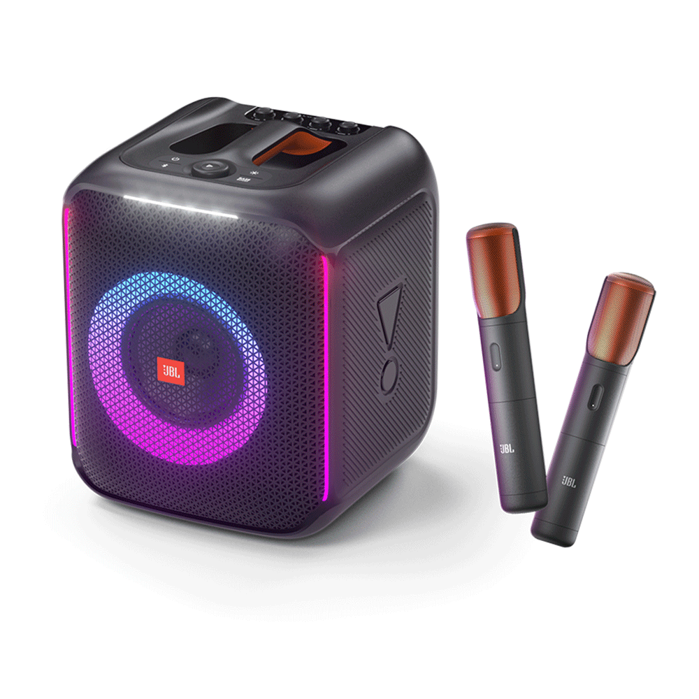 Caixa Amplificada JBL Party Box Encore com 2 Microfones Sem Fio