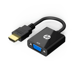 Adaptador HP DHC-CT500 HDMI para VGA | Black DF - 283068 Adaptador HP DHC-CT500 HDMI para VGA | Black DF - 283068