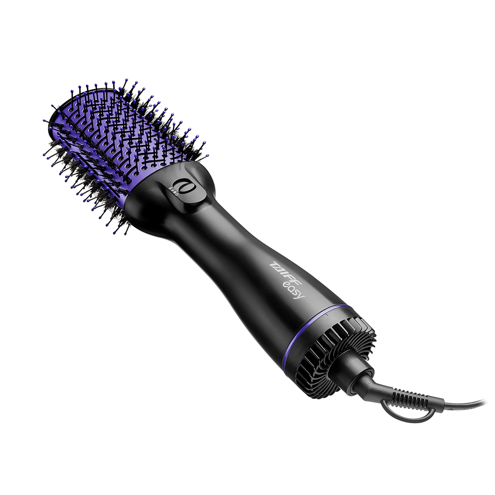 Escova Secadora Taiff Easy Oval 1200W, Preta/Lilás | 127V Artigo