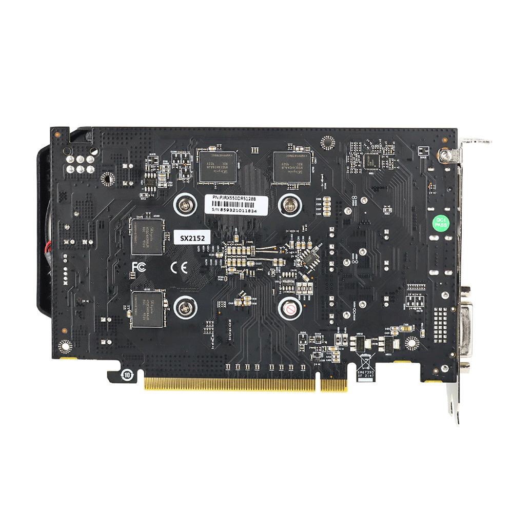 Placa de Vídeo Pcyes AMD Radeon RX 550 4GB GDDR5 128Bits, Dual-Fan