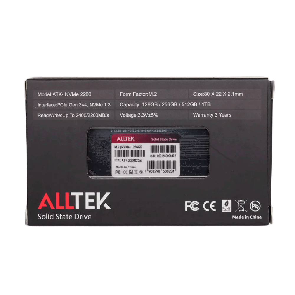 Computadores: SSD Alltek NVME 2280 M.2 | Fujioka Distribuidor