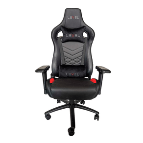 Cadeira Gamer Level LV-C05BI-BLK | Preto/Vermelho DF - 15027 Cadeira Gamer Level LV-C05BI-BLK | Preto/Vermelho DF - 15027