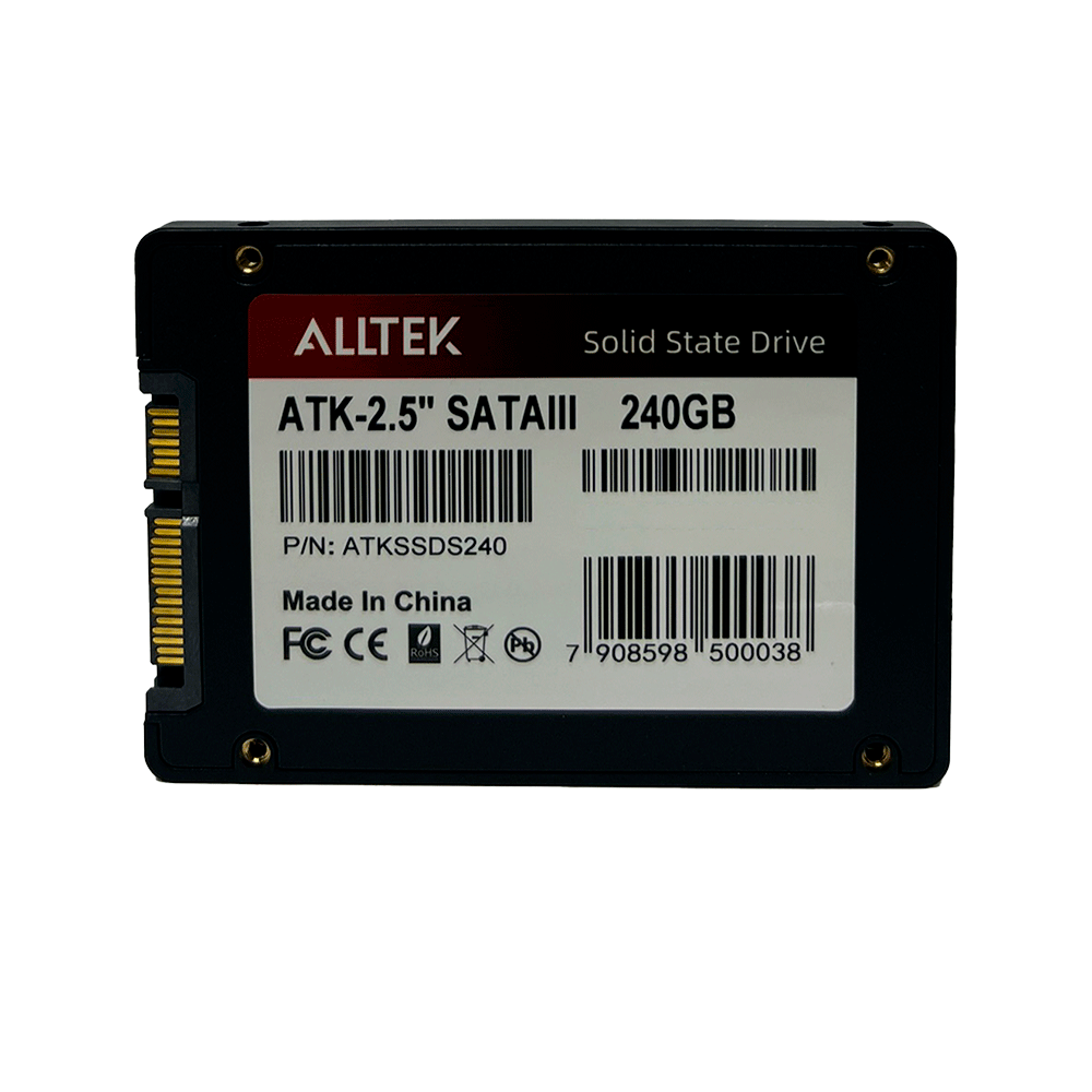 SSD Alltek 2.5 SATA III 6 Gbs - ATKSSDS | 240GB Artigo: 801166