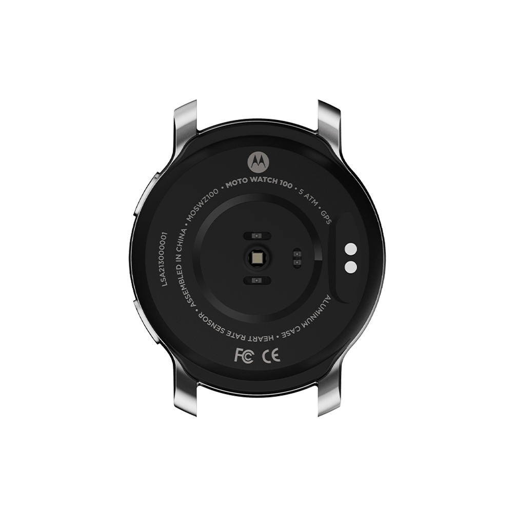 Smartwatch Motorola Moto Watch 100 Prata Artigo 14207 Fujioka