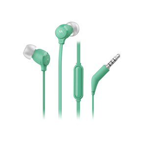 Fone De Ouvido Motorola Earbuds 3-S, Com Microfone E Isolamento De Ruído Passivo | Verde GO - 283101