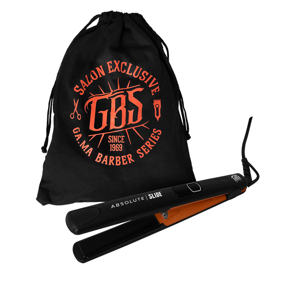 Prancha/Chapinha Gama Barber Series Absolute Slide, Preto | Bivolt