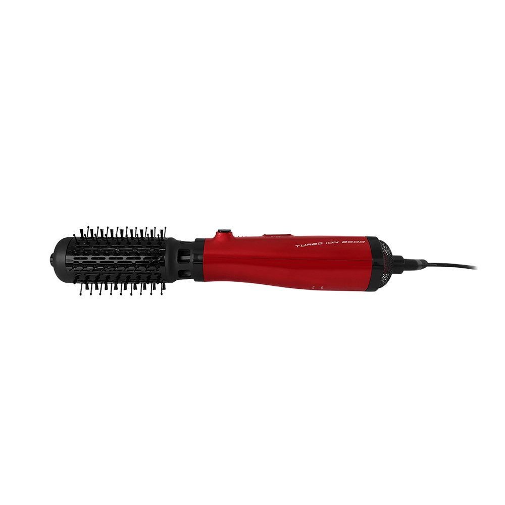 Escova Modeladora Gama Turbo Ion 2600 Rotating Styler, Vermelho