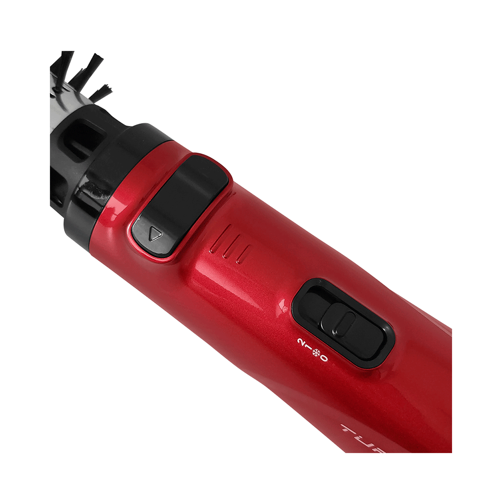 Escova Modeladora Gama Turbo Ion 2600 Rotating Styler, Vermelho