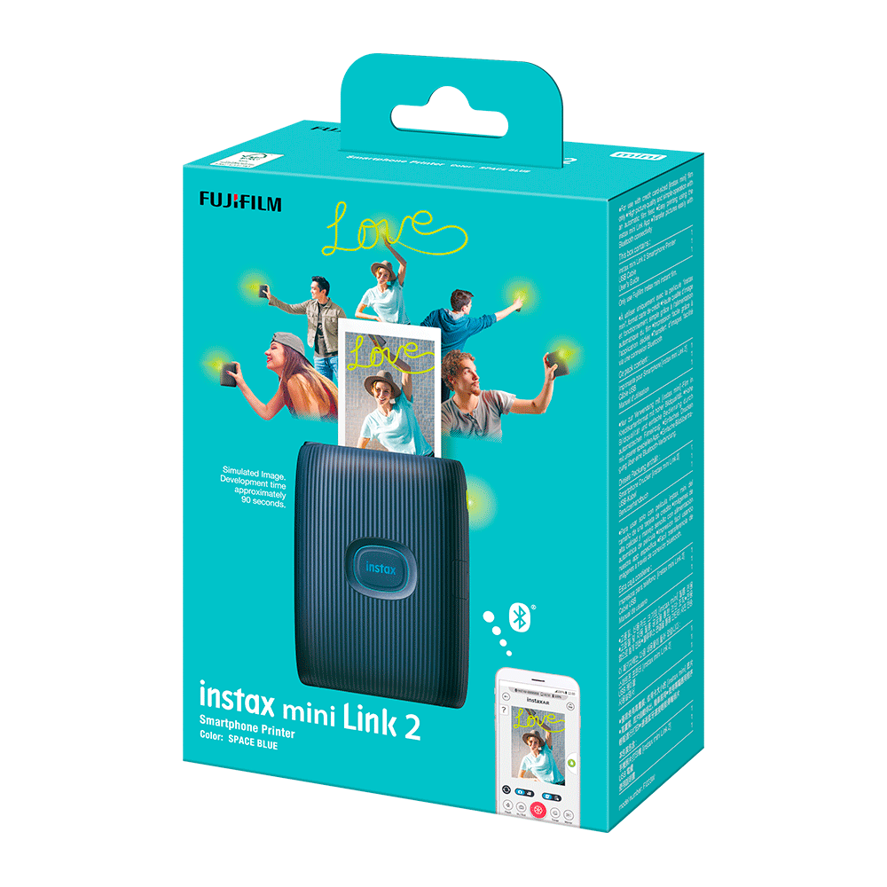 Impressora para Smartphone Instax Mini Link 2 | Space Blue Artigo