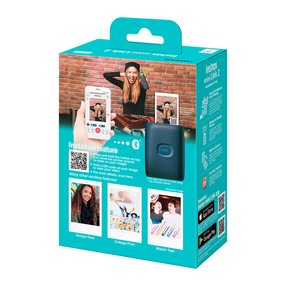 Impressora para Smartphone Instax Mini Link 2 | Space Blue Artigo