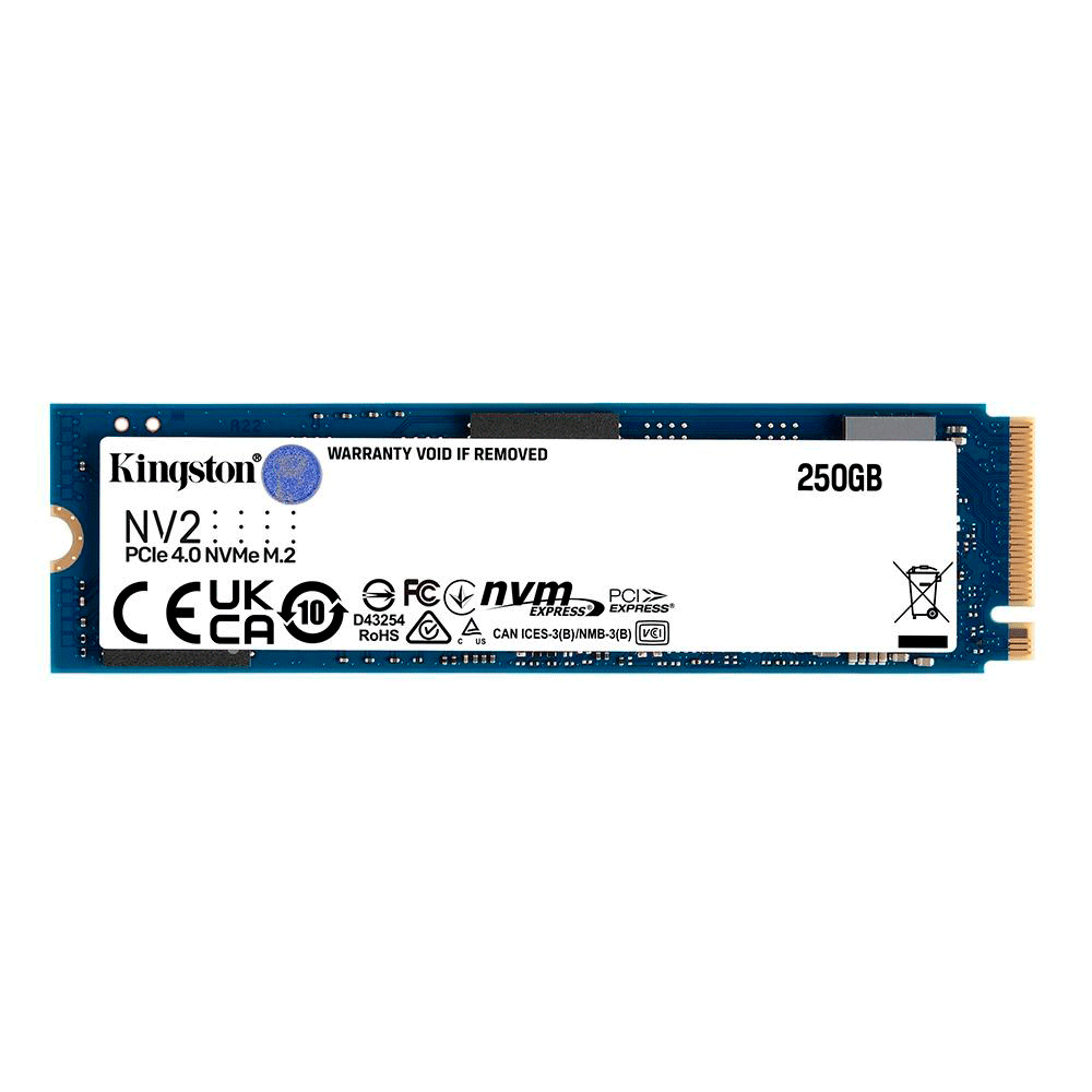 SSD Kingston NV2, M.2 2280 PCIe, NVMe - SNV2S/250G | 250GB Artigo