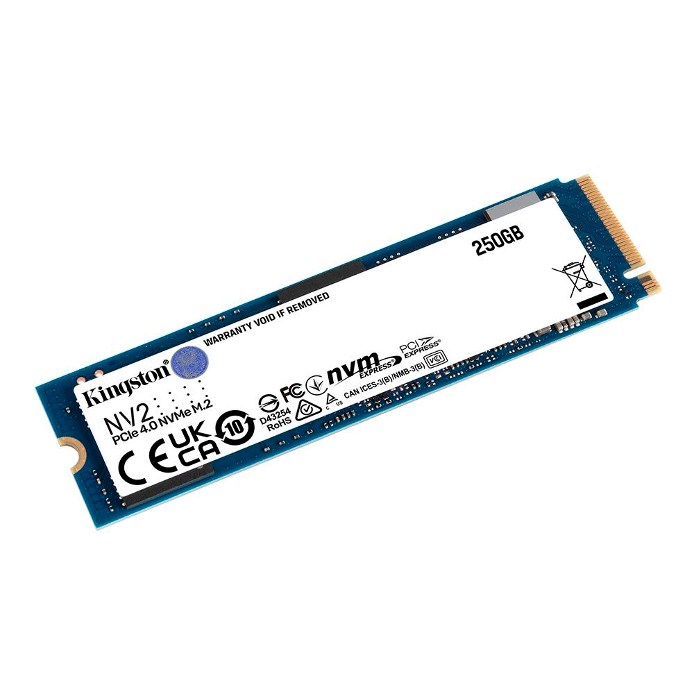 SSD Kingston NV2, M.2 2280 PCIe, NVMe - SNV2S/250G | 250GB Artigo