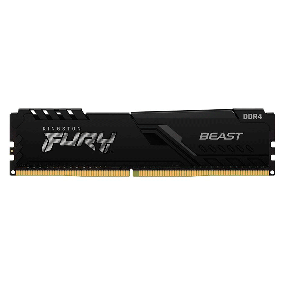 Memória Kingston Fury Beast, 8GB, 2666MHz, DDR4, CL16 - KF426C16BB
