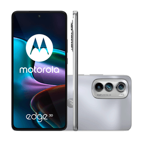Smartphone Motorola Edge 30, XT2203-1, 5G, 256GB, 8GB RAM, Android 12, Processador 2,5Ghz Octa-Core, Câmera Frontal 32MP | Rosé DF - 237980