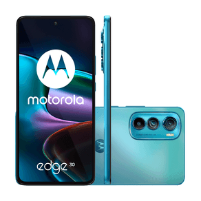 Smartphone Motorola Edge 30, XT2203-1, 5G, 256GB, 8GB RAM, Android 12, Processador 2,5Ghz Octa-Core, Câmera Frontal 32MP | Azul DF - 237981