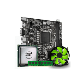 Kit Placa Mãe BRX Intel Core i5 H61 2400 + 8gb DDR3 de memória + Cooler + Processador GO - 801207