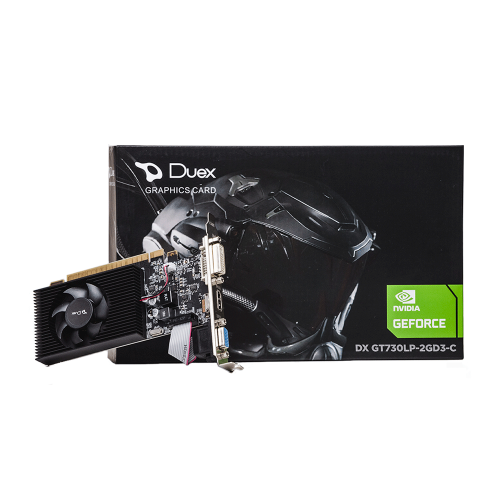 Placa De Vídeo Nvidia Geforce Duex Gt730 4gb Ddr3 128bit