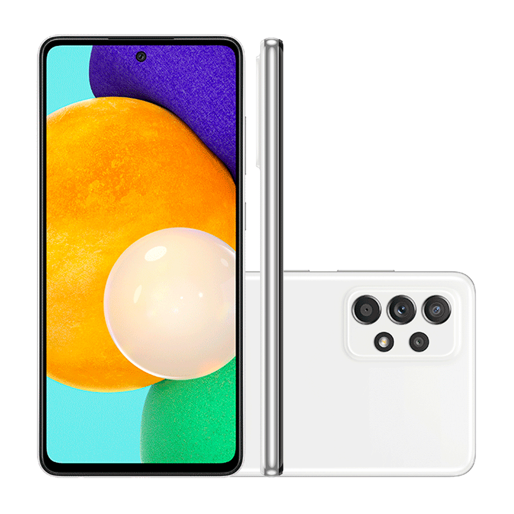 Smartphone Samsung Galaxy A52, Câmera Traseira de 64MP + 12MP +