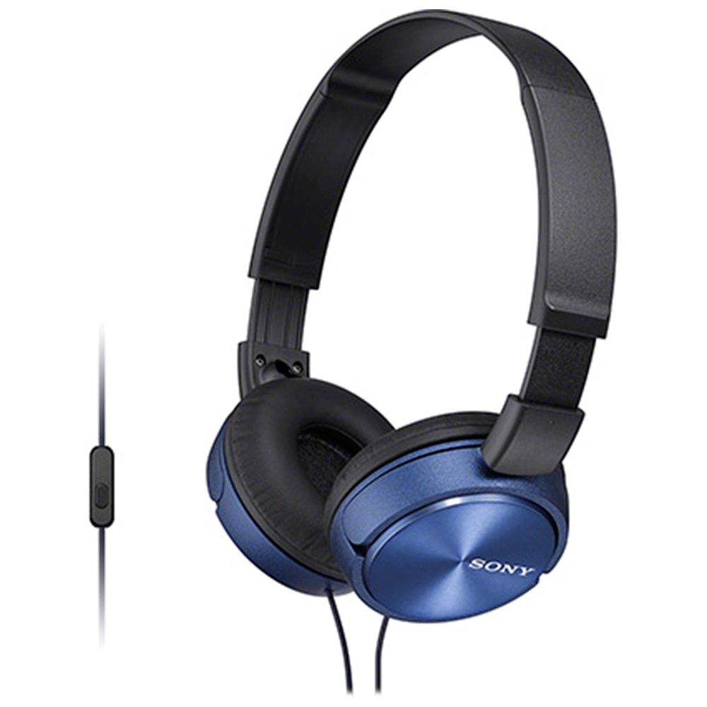 Fone de Ouvido Sony MDR-ZX310AP Azul - Fujioka Distribuidor