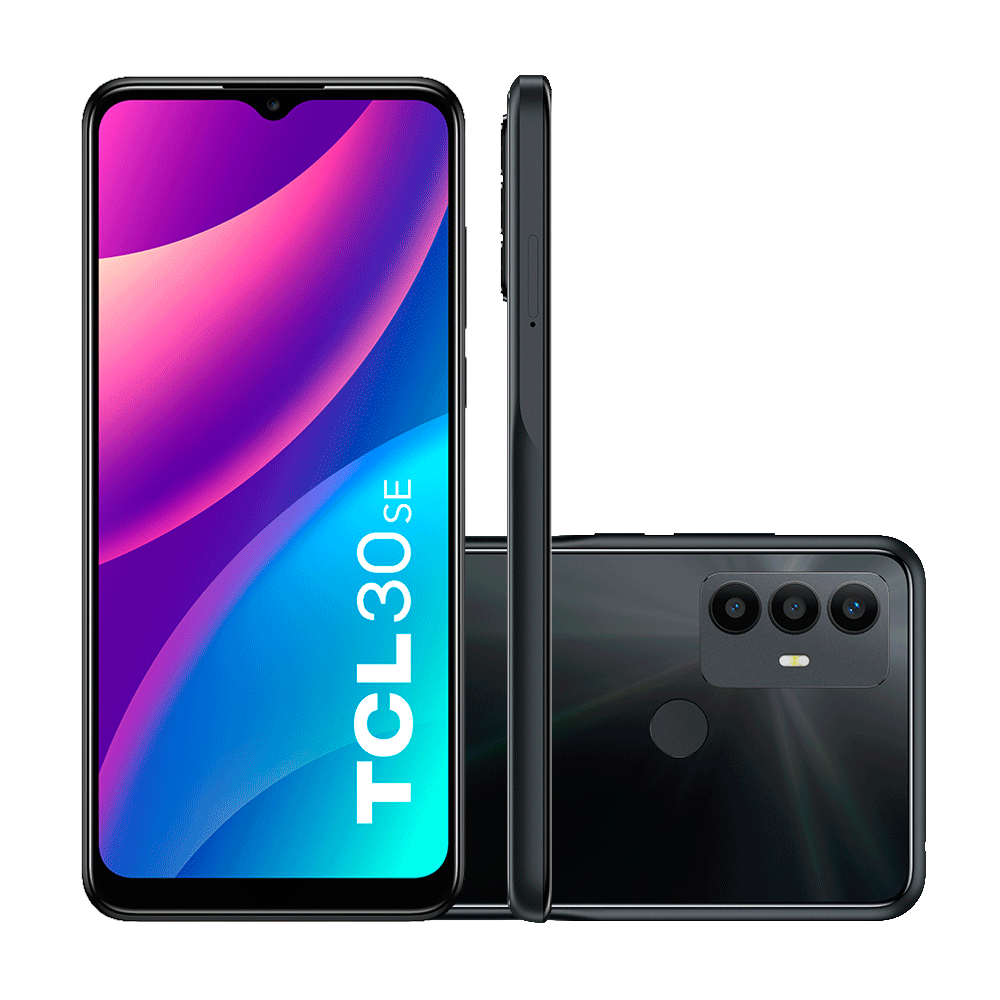 Smartphone TCL 30 SE 128GB, 4GB RAM, Frontal de 8MP, Tela 6.5