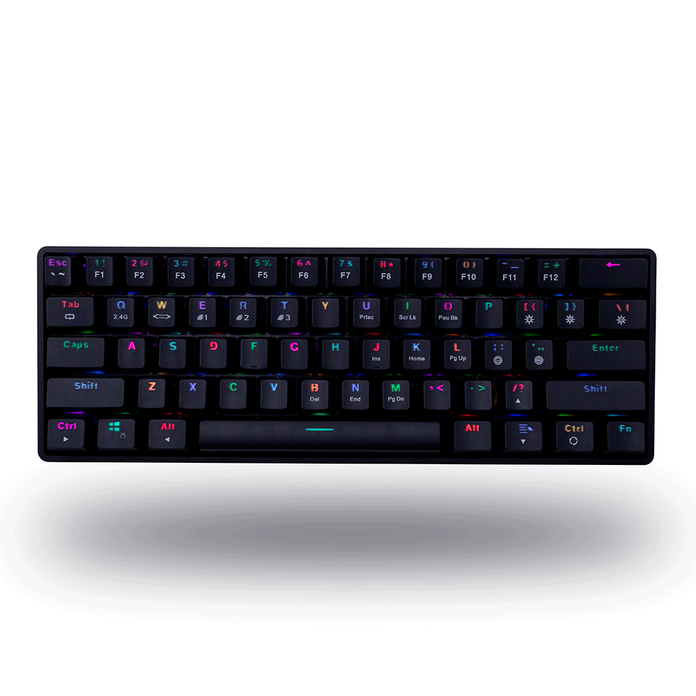 Teclado Gamer Dazz MK-60 Bluetooth USB 2.0 | Preto Artigo: 582525