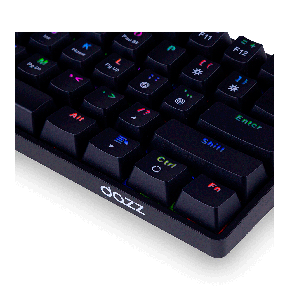 Teclado Gamer Dazz MK-60 Bluetooth USB 2.0 | Preto Artigo: 582525