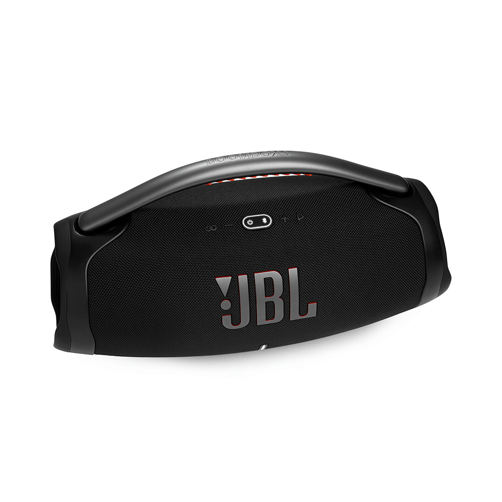 Caixa de Som Bluetooth JBL Boombox 3 IPX7, Bivolt | PRETO Artigo